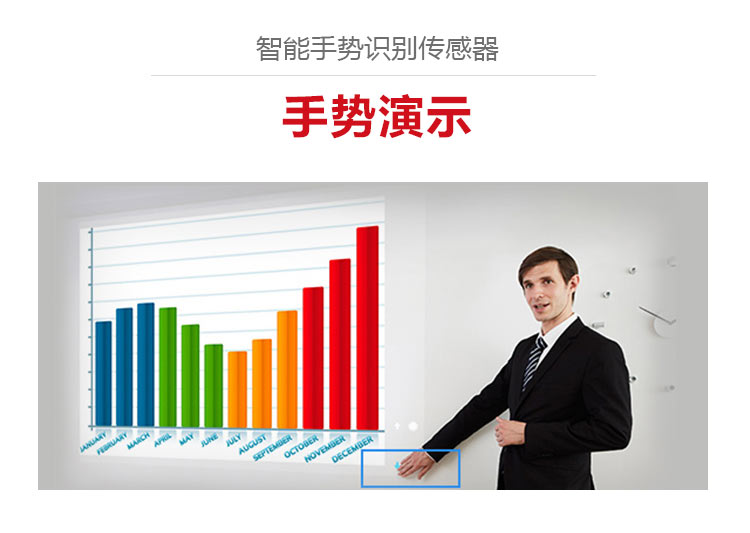 愛(ài)普生CB-2155W投影機(jī) 智能手勢(shì)演示