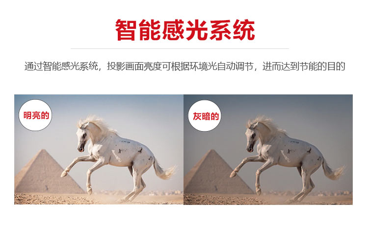 愛(ài)普生CB-2155W投影機(jī) 智能感光系統(tǒng)